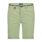 Groene Chino Shorts Slim Fit A fish named Fred , Green , Heren