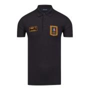 Italiaanse Trots Polo Shirt Aeronautica Militare , Blue , Heren