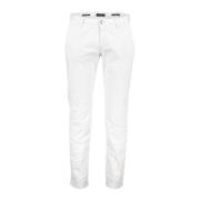 Grijze Chino Broek Slim Fit Alberto , Gray , Heren