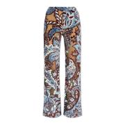 Bloemenpatroon broek Etro , Multicolor , Dames