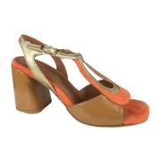 Elegante Sandaal Schoenen Donna Lei , Orange , Dames