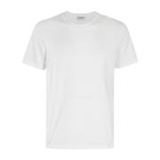 Casual Katoenen T-shirt Dondup , White , Heren