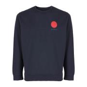 Japanse Zon Sweatshirt Edwin , Black , Heren