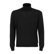 Turtlenecks Tagliatore , Black , Heren