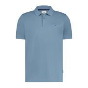 Polo Shirt Korte Mouw Lichtblauw State of Art , Blue , Heren