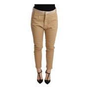 Slim Fit Skinny Broek Beige Cycle , Beige , Dames