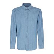 Casual Shirts Aspesi , Blue , Heren