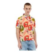 Grafische Print Korte Mouwen Shirt Brain Dead , Multicolor , Heren