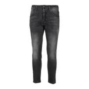 Vintage Denim Jeans Don The Fuller , Black , Heren