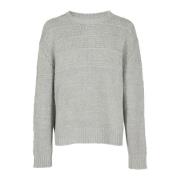 Crewneck Sweater MM6 Maison Margiela , Gray , Heren