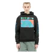 Grafische Print Hoodie Brain Dead , Black , Heren