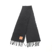 Pre-owned Wool scarves Loewe Pre-owned , Black , Dames