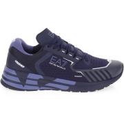 Blauw Marine Sneakers Ronde Neus Mesh Emporio Armani EA7 , Blue , Here...