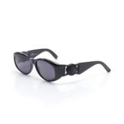 Pre-owned Metal sunglasses Versace Pre-owned , Black , Dames