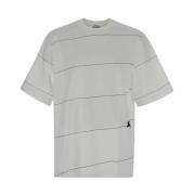 Katoenen Logo T-Shirt Burberry , White , Heren