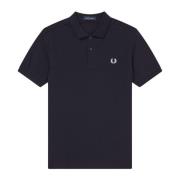 Klassieke Katoenen Poloshirt M6000 Fred Perry , Blue , Heren