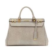 Croco Sestri PU Leren Handtas Guess , Beige , Dames