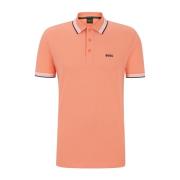 Oranje Polo Shirt Korte Mouw Hugo Boss , Orange , Heren