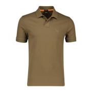 Bruine poloshirt korte mouw Hugo Boss , Brown , Heren