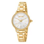 Gouden Analoge Horloge Elegant Ontwerp Just Cavalli , Yellow , Dames