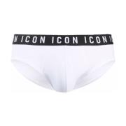 Witte Icon Taillebriefs Dsquared2 , White , Heren