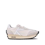 Witte Casual Lage Top Sneakers Kenzo , White , Dames