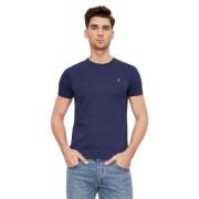 Navy Blue Slim Fit Polo Shirt Ralph Lauren , Blue , Heren