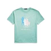 Stijlvol T-shirt voor mannen Ralph Lauren , Green , Heren