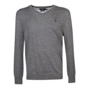 Grijze Sweater voor Stijlvolle Look Ralph Lauren , Gray , Heren