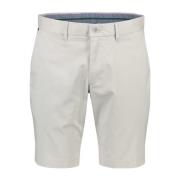 Witte Shorts Effen Katoen NorHeren Pasvorm Tommy Hilfiger , White , He...