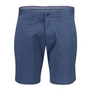 Blauwe Shorts NorHeren Pasvorm Katoenmix Tommy Hilfiger , Blue , Heren