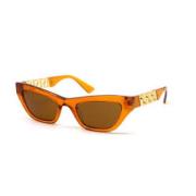 Stijlvolle Zonnebril Versace , Yellow , Dames