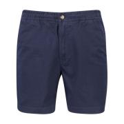 Donkerblauwe Katoenen Shorts Ralph Lauren , Blue , Heren