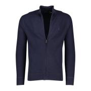 Donkerblauw Vest met Rits Ralph Lauren , Blue , Heren