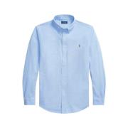 Casual Lichtblauw Button-Down Overhemd Ralph Lauren , Blue , Heren