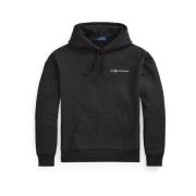 Zwarte hoodie met kangoeroezak Ralph Lauren , Black , Heren