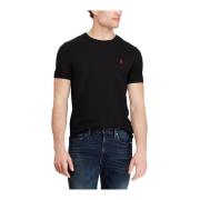 Zwarte Custom Slim Jersey Crewneck T-Shirt Ralph Lauren , Black , Here...