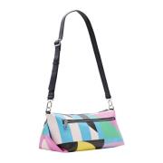 Schoudertas met Geometrisch Patroon Desigual , Multicolor , Dames