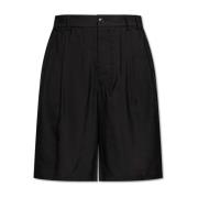 Geplooide shorts Giorgio Armani , Black , Heren
