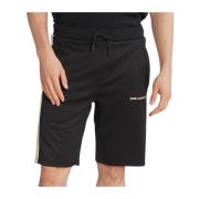 Zwarte Katoen Polyester Regular Fit Shorts Karl Lagerfeld , Black , He...