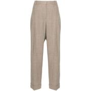 Taupe Ivory Melange Tor Broek The Row , Beige , Dames