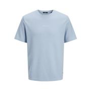 Premium Crew Neck T-Shirt Jack & Jones , Blue , Heren