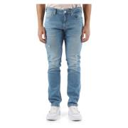 Slim Fit Five-Pocket Jeans Calvin Klein Jeans , Blue , Heren