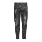 ‘Tidy Biker’ Jeans Dsquared2 , Black , Heren