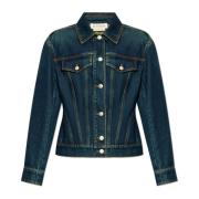 Denim jas Alexander McQueen , Blue , Dames