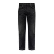 Jeans met een vintage-effect Amiri , Black , Heren