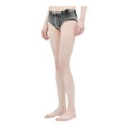 Denim Print Jersey Briefs Diesel , Black , Dames