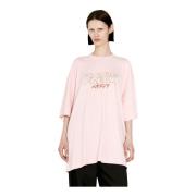 Anime Freak Katoenen Jersey T-Shirt Vetements , Pink , Dames