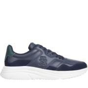 Blauwe Vrijetijdssneakers voor Mannen Tommy Hilfiger , Blue , Heren