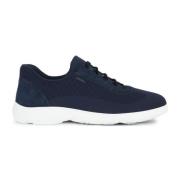 Nebula 2.0 Marineblauwe Sneakers Geox , Blue , Heren